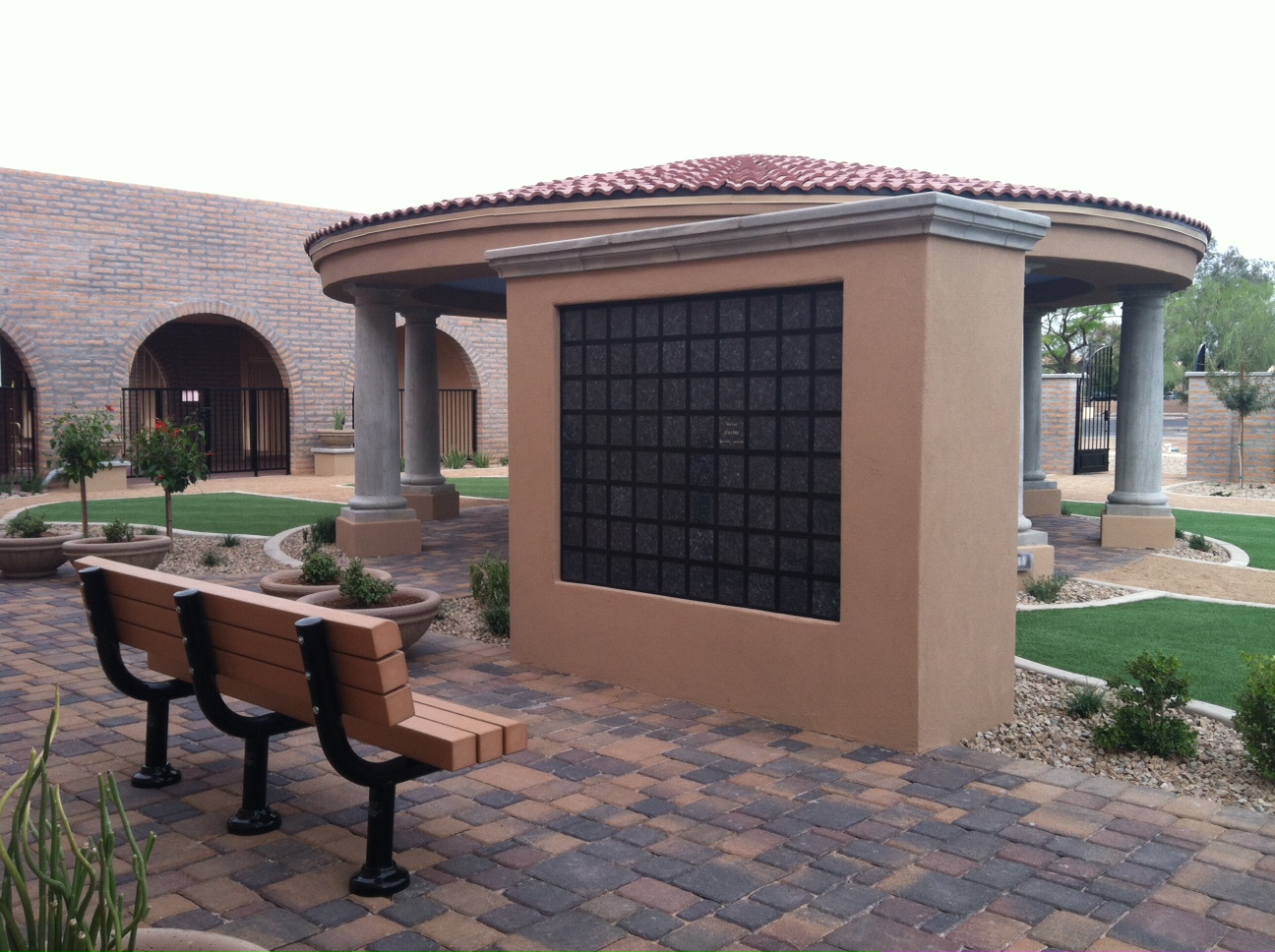 Columbarium Bench - First United Methodist Church of Gilbert